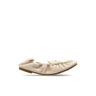 Burberry Ballerinas, female, Beige, Size: 7 1/2 US Fawn Ballerinas