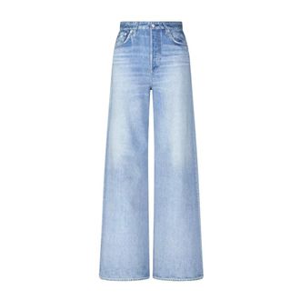 Rag & Bone Jeans, Dames, Blauw, W29, Katoen, Wide Jeans