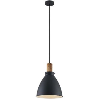 Lindby L&aacute;mpara Colgante trebale En Negro De Metal - Lindby