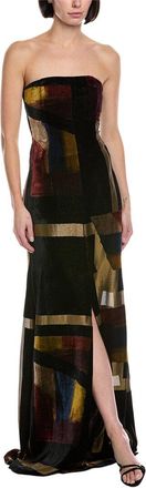 Akris Velvet Silk-Blend Maxi Dress