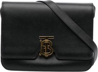 Burberry Pre-owned Cross Body Bags, female, Black, Size: ONE SIZE Pre-owned Crossbody Bag