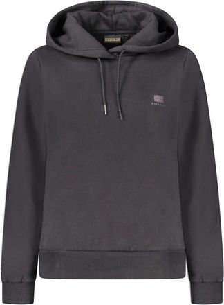 Napapijri Zwarte Katoenen Dames Hoodie