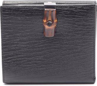 Gucci Black Leather Wallet (Bi-Fold) (Pre-Owned)