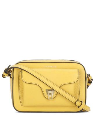 Coccinelle Beat Soft kleine leren crossbodytas - Geel