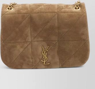 Saint Laurent jamie mini suede shoulder bag chain