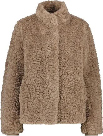 Rino&Pelle Kion Teddy Jacket - Dames - Jassen - Bruin - XS - Polyester - Jassen