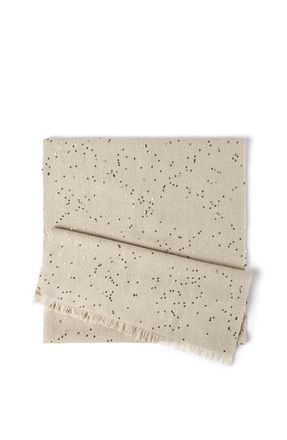 Brunello Cucinelli Cashmere and silk Diamond yarn scarf in Buff at Nordstrom