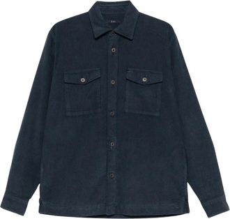 Fay Camisa U801 - Shirts - Hombre - Azul - 2XL