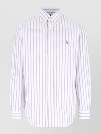 Polo Ralph Lauren striped shirt button down collar cuffs