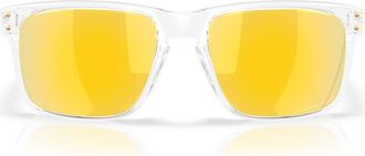 Oakley 55mm Polarized Prizm Square Sunglasses in Clear at Nordstrom