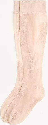 Valentino Calze Gambaletto In Lycra Floreale Donna BETULLA L/X