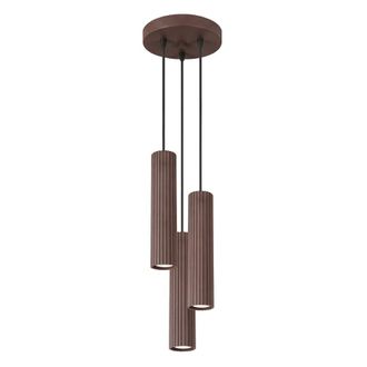 Sollux Lighting L&aacute;mpara colgantes marr&oacute;n aluminio alt. 108 cm