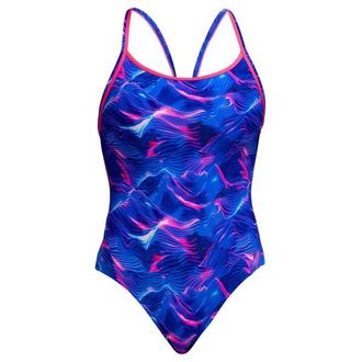 Funkita Diamond Back One Piece Badeanzug f&uuml;r Damen | lila