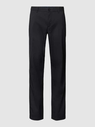 Alberto Slim Fit Chino mit seitlichen Eingrifftaschen Modell Ceramica in Black, Gr&ouml;&szlig;e 32/32
