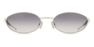 Bottega Veneta BV1386S 003 Mens Sunglasses Silver Size 57