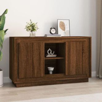 vidaXL Credenza Rovere Marrone 102x35x60 cm in Legno Multistrato - Vidaxl