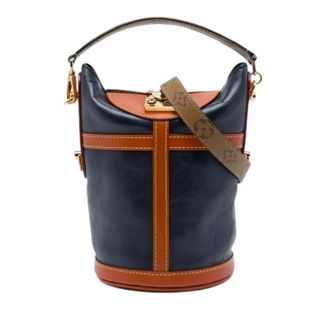 Louis Vuitton Pre-owned Bucket Bag - Dames - Pre-owned - Blauw - Maat: ONE Size Leer