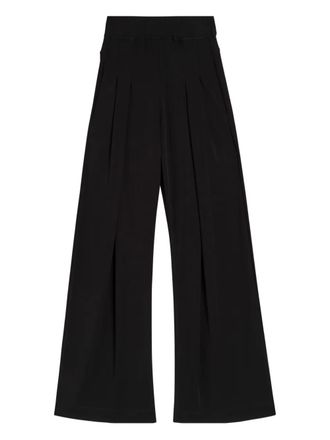 High pleated trousers - Zwart