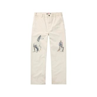 One Of These Days Straight Trousers, male, Beige, Size: XL Straight Trousers