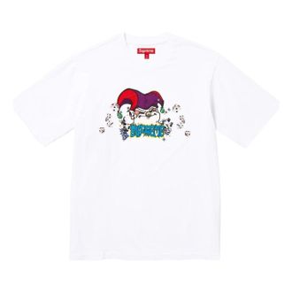 SUPREME Aoi Jester Short-Sleeve T-Shirt White SUP-FW25-120-WHT