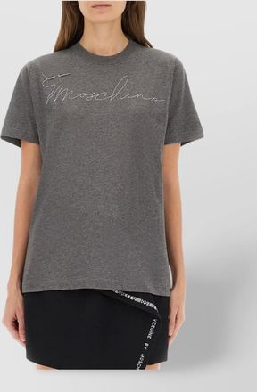 Moschino embroidered logo t-shirt