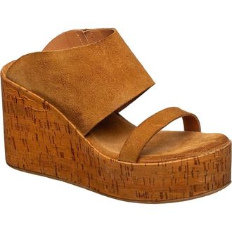 Antelope Aurora Platform Wedge Sandal in Cognac at Nordstrom Rack, Size 10