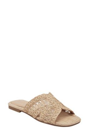 Marc Fisher Nalany Slide Sandal in Light Natural at Nordstrom, Size 7.5