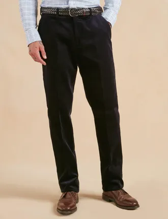 Oliver Brown Heavyweight Corduroy Trousers - Navy