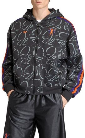 adidas Jude Bellingham Originals Zip Hoodie in Black// at Nordstrom, Size Xx-Large R