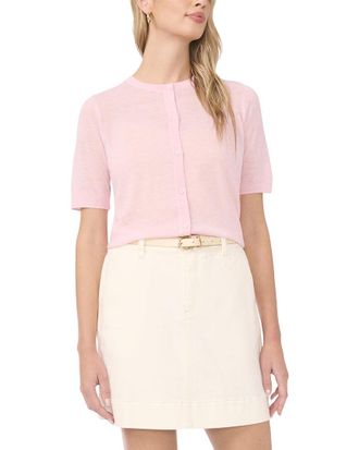 Vince Camuto Sheer Wool-Blend Cardigan