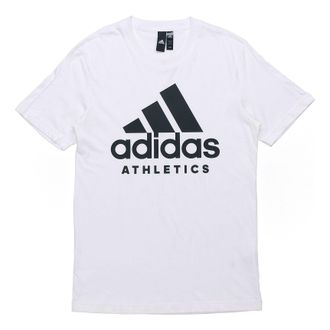 adidas Training Round Neck Pullover Short Sleeve White BK3715