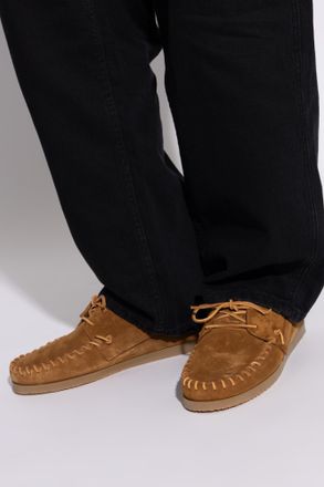 Isabel Marant Fenlis Suede Shoes, Mens, Brown