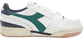 Diadora Davis Leather Tennisschoen - Heren - Sneakers - Wit - 47 EU - Leer - Schoenen