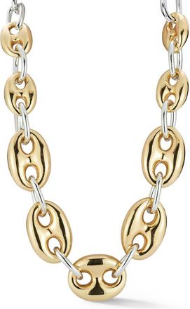 Sphera Milano Two-Tone Mariner Chain Necklace in Gold/silver at Nordstrom Rack