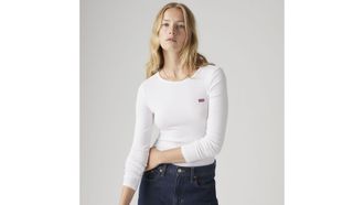 Levi's Hayes Ls Tee - Womens - XL - White