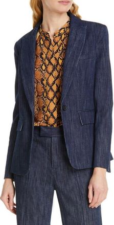 Joie Anilah Blazer in Dark Indigo at Nordstrom, Size 0