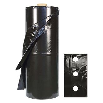 Esto Telo Pacciamatura Passo 20 Varie Misure Fino A 1000 Metri, Telone Nero Film Pacciamatura Pacciamante Elastico Tessuto Anti Erbacce 80 Cm - 100 Mt