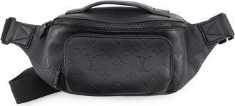 Louis Vuitton Black Noir Monogram Shadow Sling Bag (Pre-Owned)