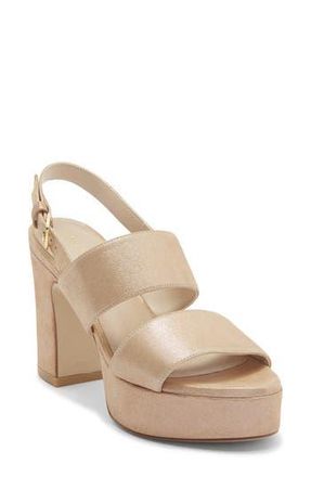 Stuart Weitzman Ono Platform Sandal in Tan at Nordstrom Rack, Size 8