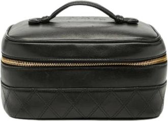 Chanel Pre-owned Handbags, female, Black, Size: ONE SIZE Pre-owned Vintage Handbag