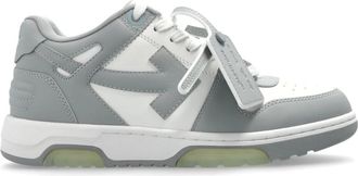 Off-white Schoenen, Heren, Grijs, 40 EU, Leer, Sneakers Out Off Office