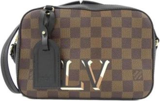 Louis Vuitton Pre-owned Cross Body Bags, female, Brown, Size: ONE SIZE Pre-owned Vintage Canvas Shoulder Bag
