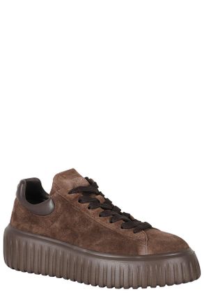 Hogan H Stripes Suede Platform Sneakers