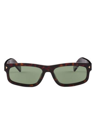 Prada PR A17S sunglasses - men - Acetate - One Size - Brown