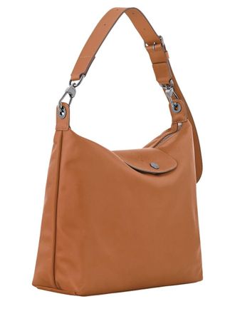 Longchamp Womens Hobo Bag Le Pliage Beige Shoulder