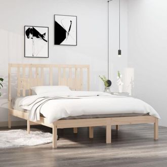 vidaXL Estructura De Cama Madera Maciza De Pino 120x200 Cm Vidaxl