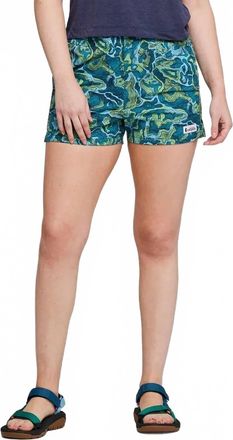Cotopaxi Womens Brinco 3 Short In Gulf & Kelp