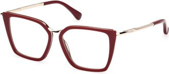 Max Mara Eyeglasses - Dames - Brillen - Bruin - 52 MM - Accessoires