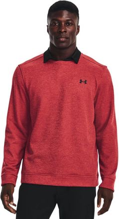 Under Armour Mens Crew Neck Sweater - Stadium Red/Black - XL