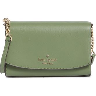 Kate Spade New York small flap crossbody bag in Cedar Stand at Nordstrom Rack